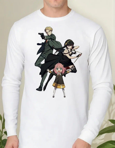Camiseta Polar Manga Larga Polera Niña Anya Spy X Family