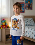Pijama Largo Chase Paw Patrol Niños Personalizado Algodón 2