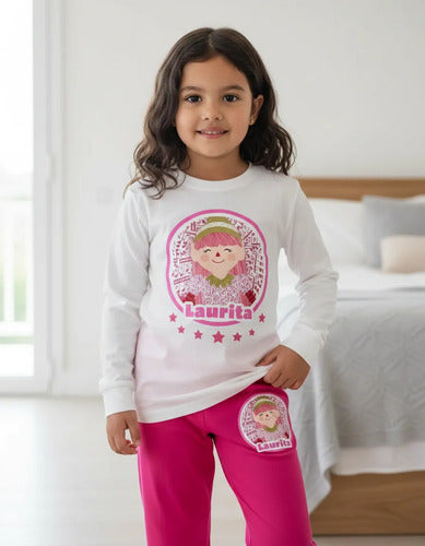 Pijama Largo Larila Duendes Mágicos Personalizado Algodón