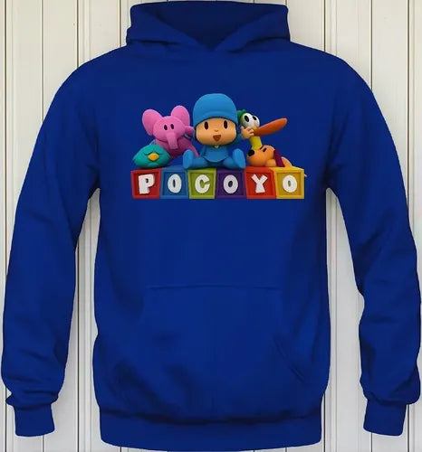 Polerón Canguro Algodón Niños Pocoyo