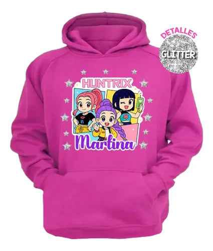 Buzo Huntrix Guerreras K Pop Personalizado Conjunto D2