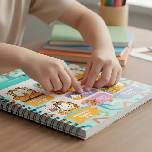 Etiquetas Escolares Personalizadas Garfield