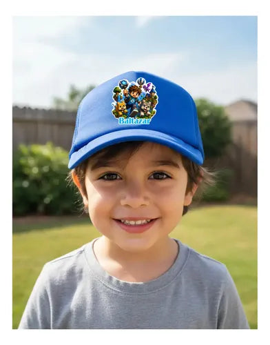 Jockey Personalizado Video Juego Bloque Pixel Niño Ajustable Azul S Videojuegos Bloques