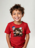 Polera Color Algodón 100% Niños Harry Potter