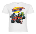 Polera Estampada Niño Cumpleaños Blaze And The Monster Machine