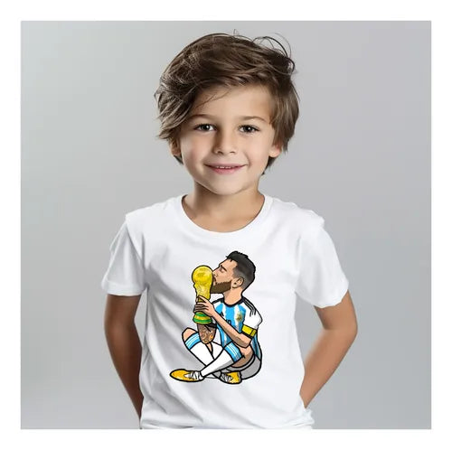 Polera Color Algodón 100% Niños Enderman Minecraft