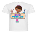 Polera Doctora Juguetes 3 Cumpleaños Personalizada Algodón