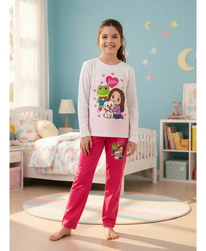 Pijama Largo Lara Campos Niñas