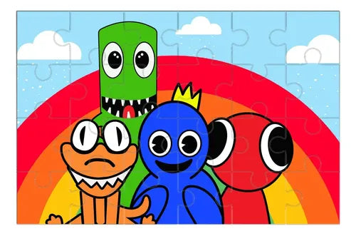 Puzzle Rompecabezas Rainbowfriends Roblox Niños Regalo