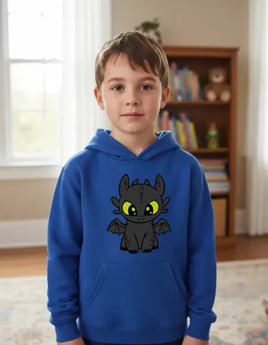Polerón Canguro Algodón Niños Chimuelo Como Entrenar Dragón