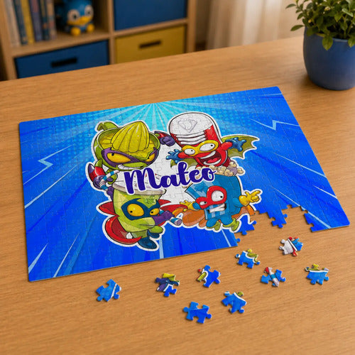 Puzzle Rompecabezas Personalizado Super Zing Regalo Niños