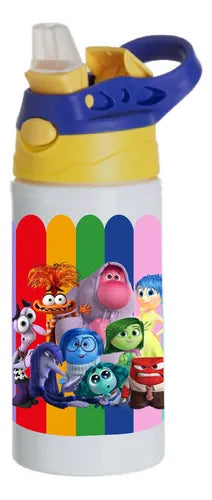 Botella Agua Colegio Intensamente 2 Niños Flex