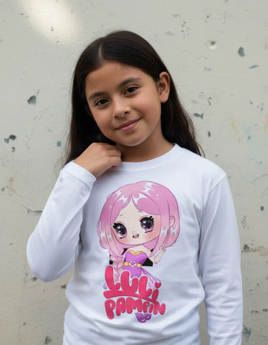 Polera Manga Larga Algodón Niñas Luli Pampin 2