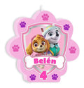 Vela De Cumpleaños Skye Everest Paw Patrol 2 Personalizada