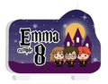 Vela De Cumpleaños Harry Potter Y Amigos Personalizada
