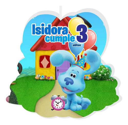 Vela De Cumpleaños Mi Perro Chocolo Niños Personalizada