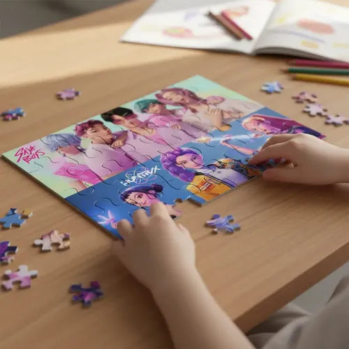 Puzzle Rompecabezas Huntrix Guerreras K Pop Y Saja Boys