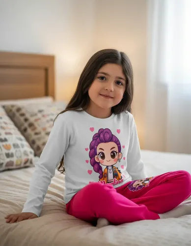 Pijama Largo Rumi Huntrix Demon Hunter K Pop Personalizado