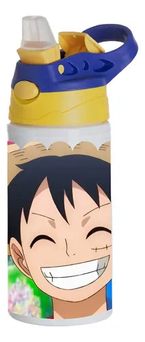 Botella Agua Colegio One Piece Luffy D2 Niños Flex