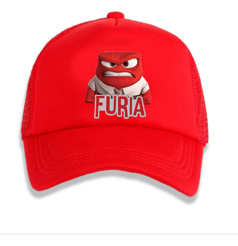 Jockey Gorro Niños Intensa Furia Regalo Pelicula Mente