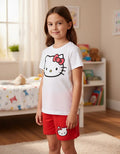 Pijama Corto Niñas Algodon Gatita Kitty