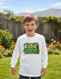 Polera Plantas Vs Zombies Manga Larga Personalizada Niños