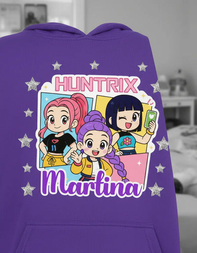 Buzo Huntrix Guerreras K Pop Personalizado Conjunto D2