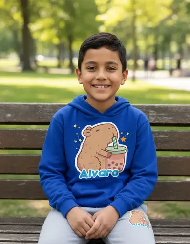 Buzo Capibara Poleron Pantalon Personalizado Niños