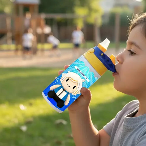 Botella Agua Colegio Chuy Mine Personalizada Niños