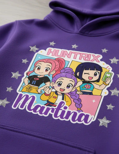Buzo Huntrix Guerreras K Pop Personalizado Conjunto D2