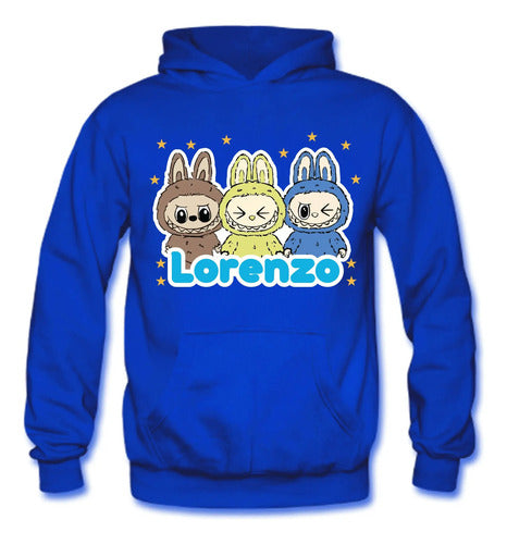 Buzo Labubu Niños Poleron Pantalon Personalizado
