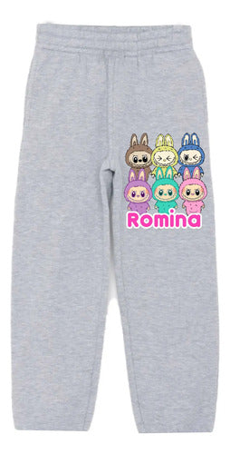 Buzo Labubu Pantalon Personalizado Niñas