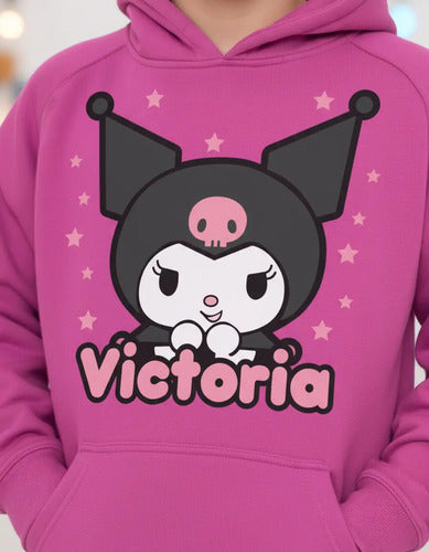 Polerón Kuromi D2 Niñas Personalizado Algodón