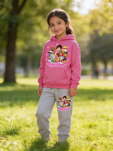 Buzo Paw Patrol Poleron Pantalon Personalizad Niñas