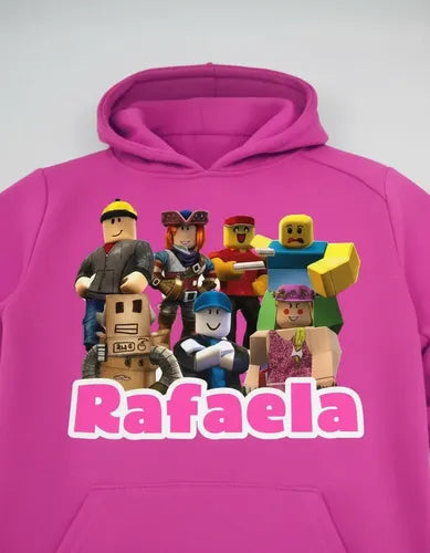 Poleron Pantalón De Buzo Roblox Personalizado Niña
