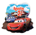 Vela De Cumpleaños Cars Rayo Mcqueen Niños Personalizada