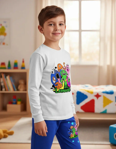 Pijama Largo Garten Of Banban Niños Algodón Personalizado