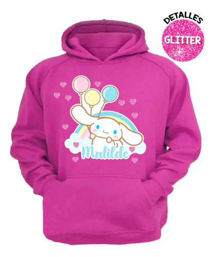 Polerón Cinnamoroll Niñas Personalizado Algodón