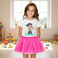 Disfraz Vestido Zoey Huntrix Guerreras K Pop Personalizado Polera + Tutú Niñas Detalles Glitter