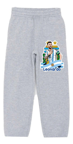 Buzo Messi Niño Poleron Pantalon Personalizado