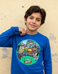 Polera Manga Larga Algodón Niños Vecinos Green
