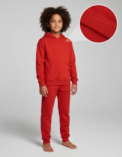 Buzo Niños Algodón Poleron Canguro + Pantalon