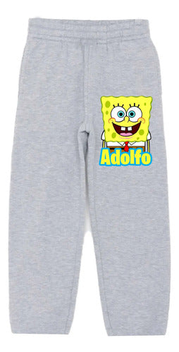 Buzo Bob Esponja Pantalon Personalizado Niños Poleron