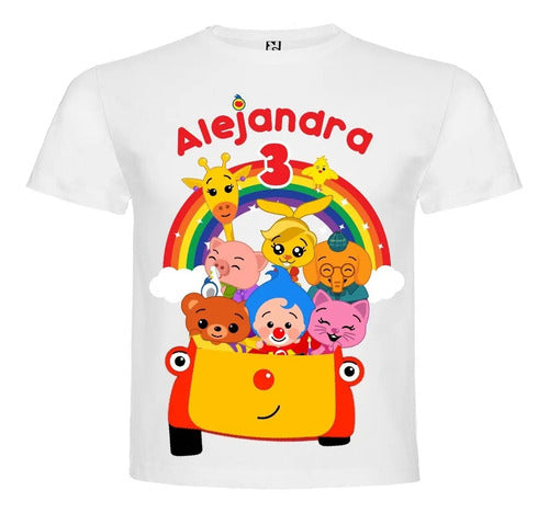 Polera Plim Plim Y Amigos Cumpleaños Personalizada Niños