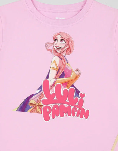 Polera Color Algodón 100% Niña Luli Pampin