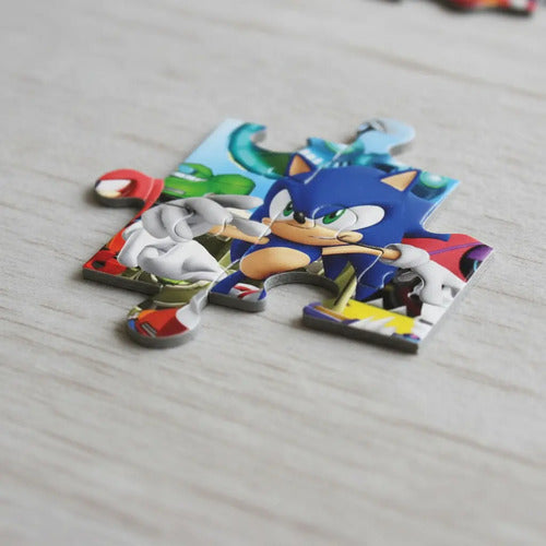 Puzzle Rompecabezas Sonic Y Amigos Niños Regalo