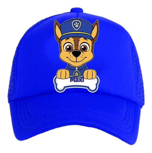 Jockey Chase Paw Patrol Niños Personalizado 1 Azul Talla Niños