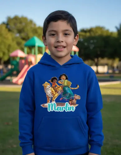 Polerón Encanto Madrigal Niños Personalizado Algodón