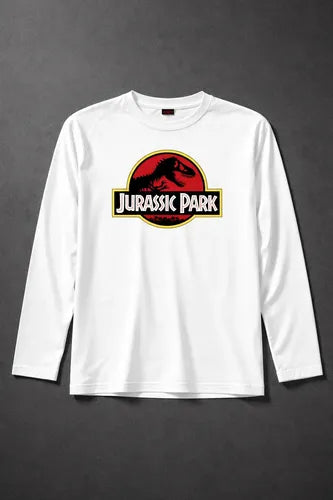 Camiseta Polar Manga Larga Polera Niño Jurassic Park