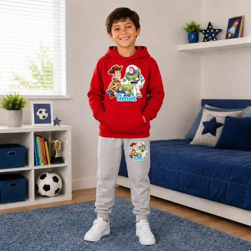 Buzo Toy Story Personalizado Niños Conjunto Deportivo